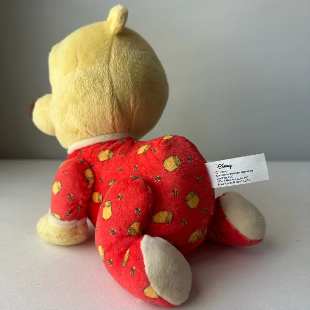 Just Play Disney Baby Musical Crawling Winnie the Pooh Plush Stuffed Animal